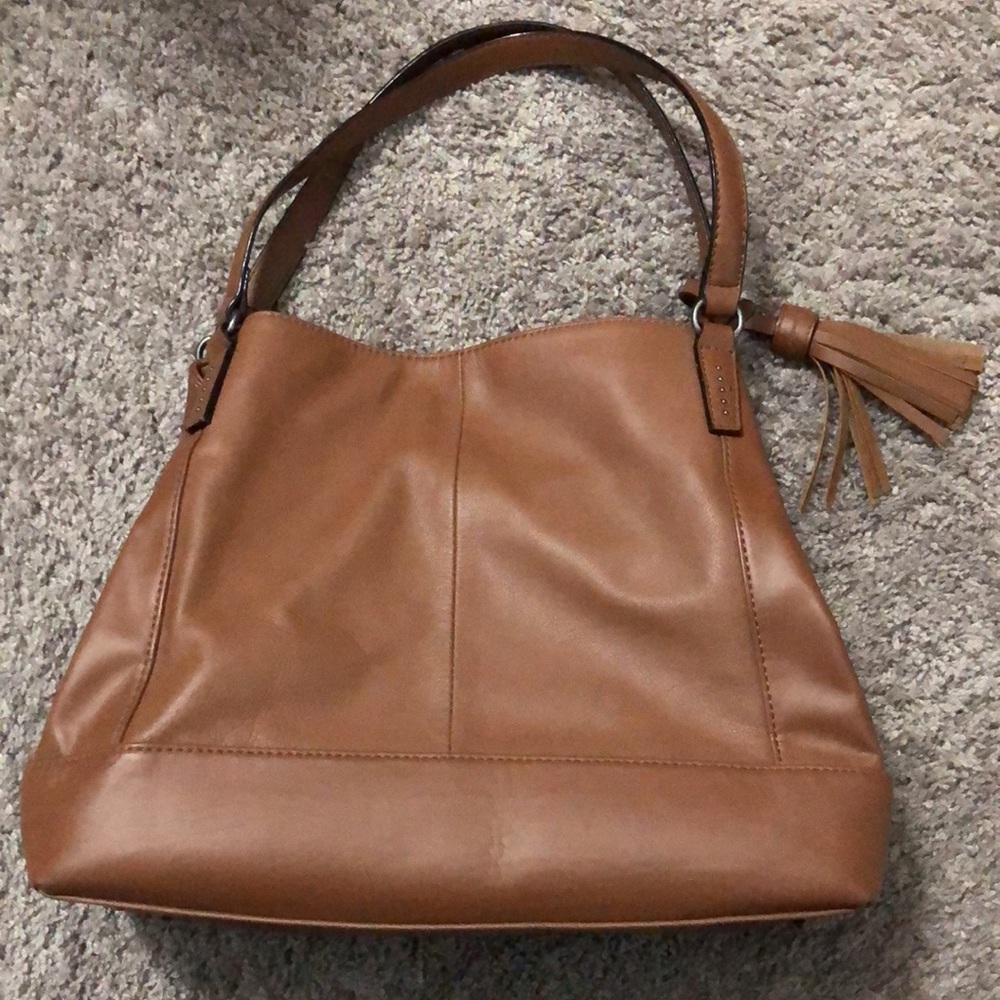 Tignanello brown leather purse